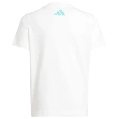 T-shirt da Bambino bianca con logo adidas x Mercedes-AMG Petronas F1 Team