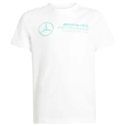 T-shirt da Bambino bianca con logo adidas x Mercedes-AMG Petronas F1 Team