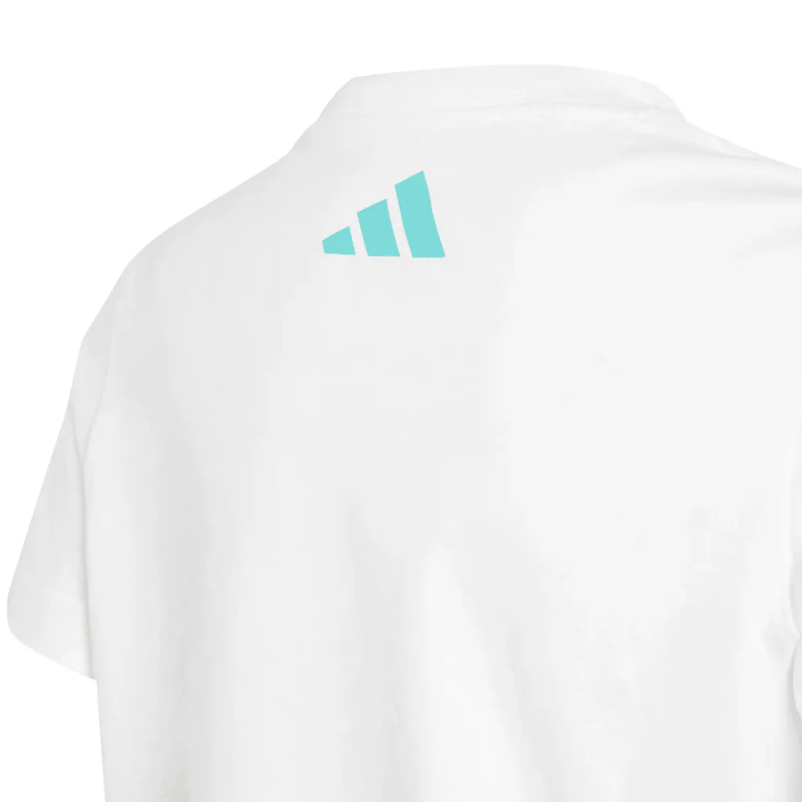 T-shirt da Bambino bianca con logo adidas x Mercedes-AMG Petronas F1 Team