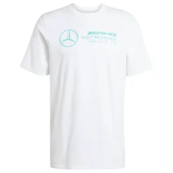 T-shirt da Uomo bianca con logo adidas x Mercedes-AMG Petronas F1 Team