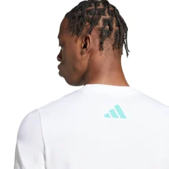 T-shirt da Uomo bianca con logo adidas x Mercedes-AMG Petronas F1 Team