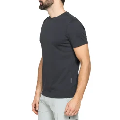 T-shirt da Uomo blu tinta unita in morbido cotone Carrera Jeans