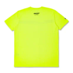 T-shirt da Uomo Gialla con stampa grafica e logo Ducati Corse