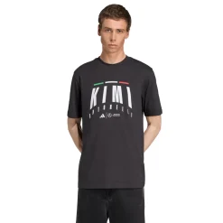 T-shirt da Uomo nera con logo adidas x Mercedes-AMG Petronas F1 Team Kimi Antonelli