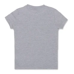 T-shirt grigia da bambino con logo e bandiera USA Nasa