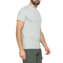 T-shirt grigia da Uomo girocollo in morbido cotone Carrera Jeans