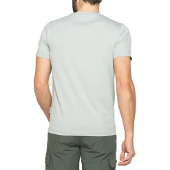 T-shirt grigia da Uomo girocollo in morbido cotone Carrera Jeans