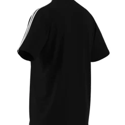 T-shirt nera da allenamento uomo Train Essentials 3-Stripes adidas