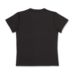 T-shirt nera da donna in tessuto tecnico GymRun