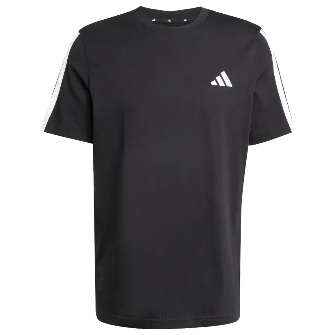 T-shirt nera da Uomo adidas con 3 strisce M 3S SJ T