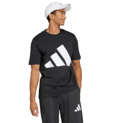 T-shirt nera da Uomo con logo adidas M BL SJ T