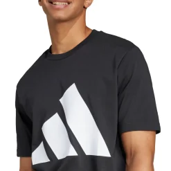 T-shirt nera da Uomo con logo adidas M BL SJ T
