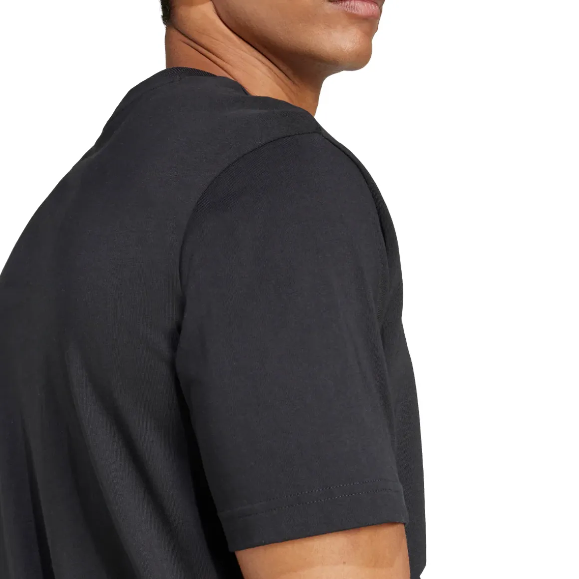 T-shirt nera da Uomo con logo adidas M BL SJ T