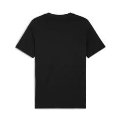 T-shirt nera da Uomo con logo Box Tee Puma