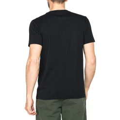T-shirt nera da Uomo girocollo a maniche corte con logo Carrera Jeans