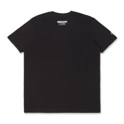 T-shirt nera Uomo con stampa grafica e logo Ducati Corse