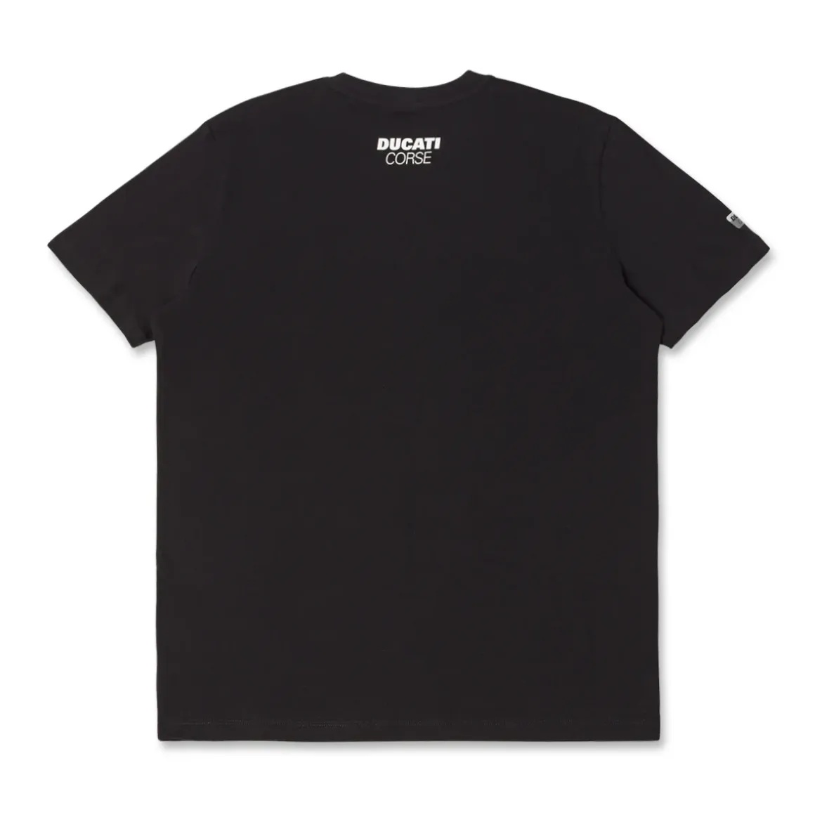 T-shirt nera Uomo con stampa grafica e logo Ducati Corse
