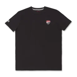 T-shirt Nera Uomo con stampa posteriore WDW 2026 Ducati Corse Ducati