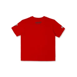 T-shirt Rossa da Bambino con grafiche a tema racing e logo Ducati