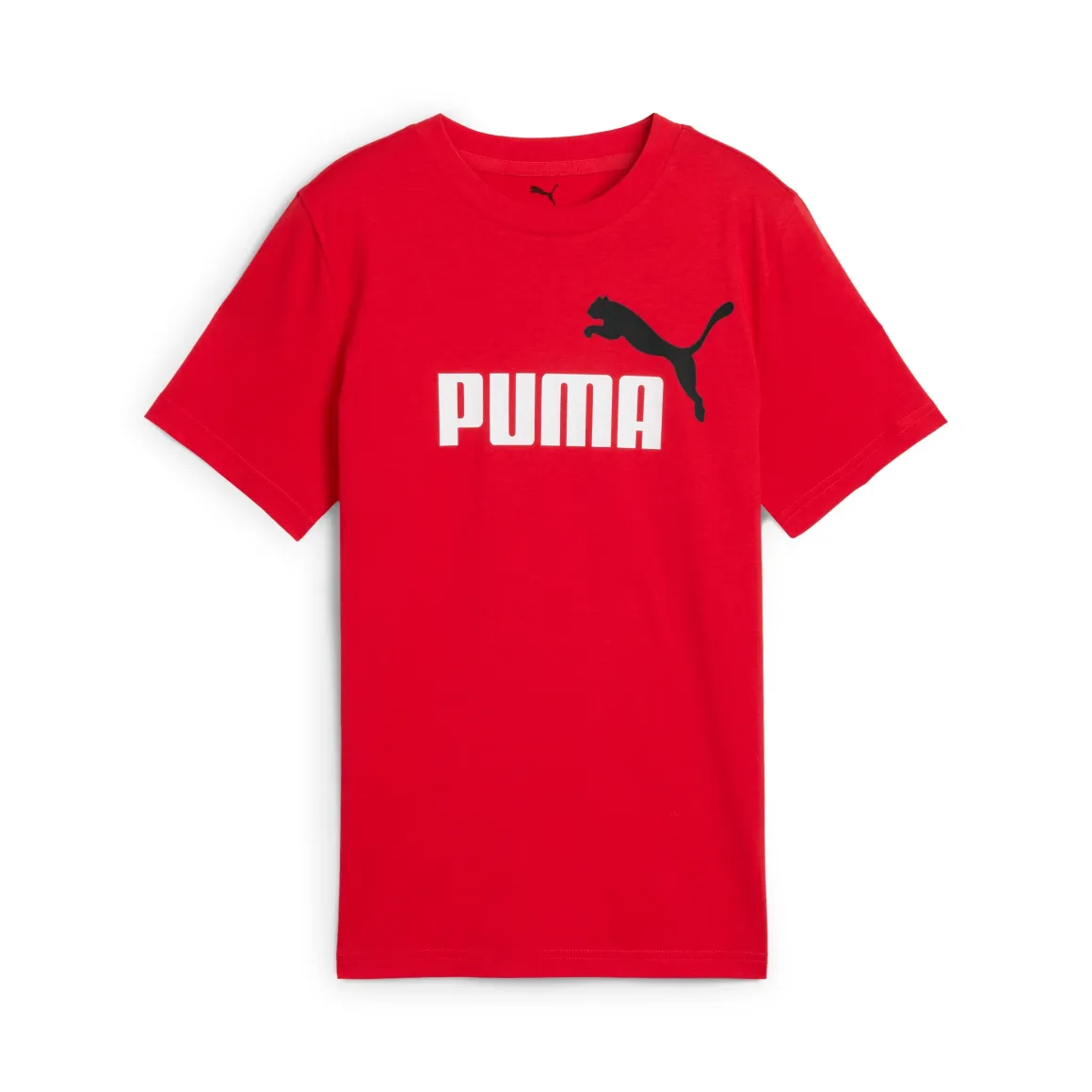 T-shirt Rossa da Bambino con Stampa frontale ESS 2 COLOR Puma