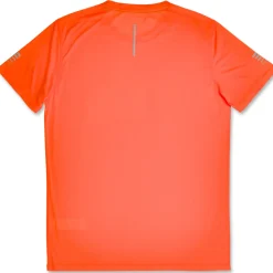 T-shirt running uomo arancione con dettagli riflettenti GymRun