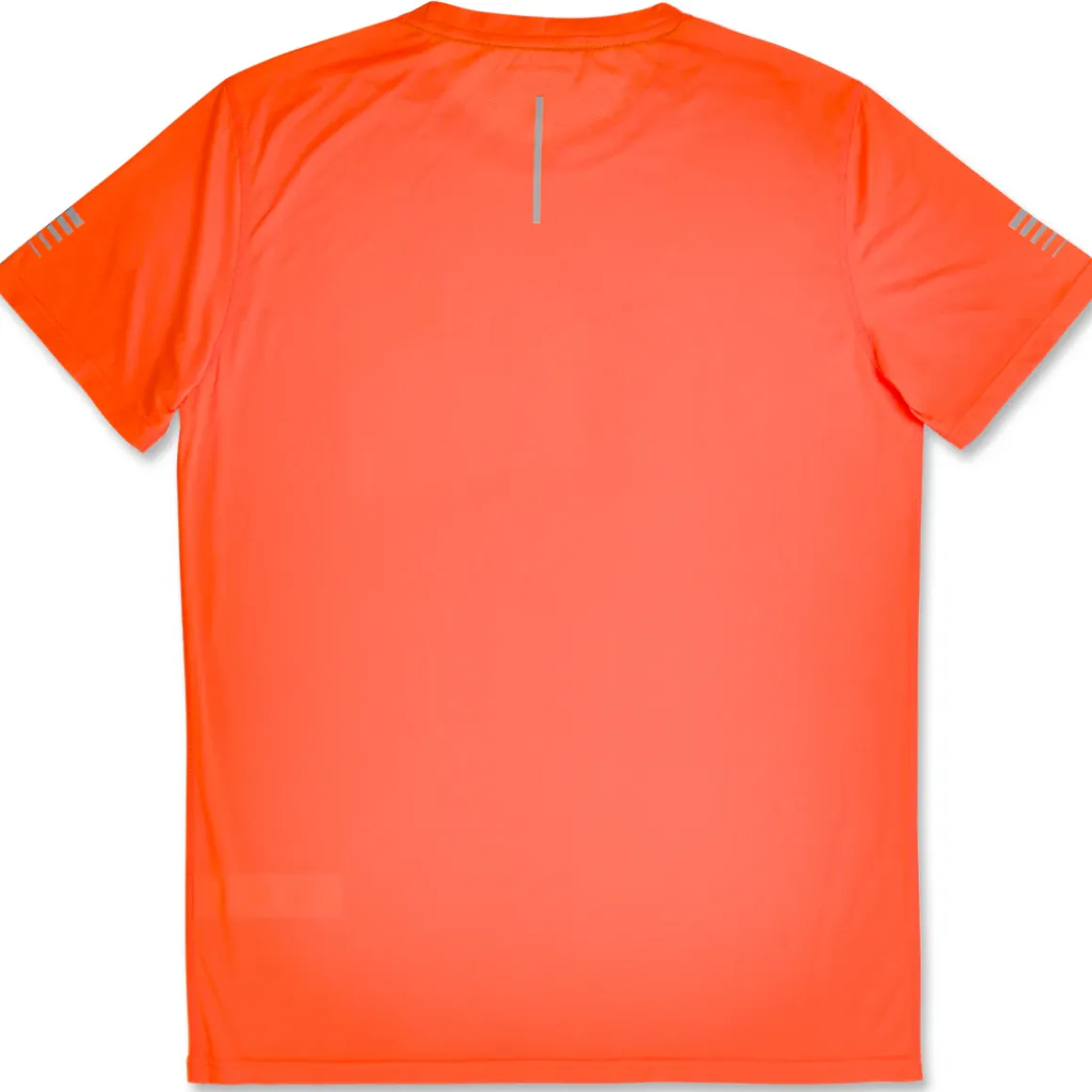 T-shirt running uomo arancione con dettagli riflettenti GymRun