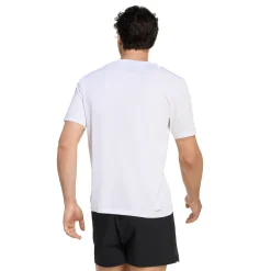 T-shirt sportiva a mezze maniche Bianca da Uomo traspirante adidas