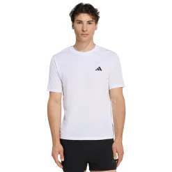 T-shirt sportiva a mezze maniche Bianca da Uomo traspirante adidas