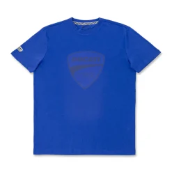 T-shirt sportiva blu Uomo con maxi stampa logo Ducati Corse Corse