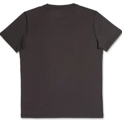 T-shirt sportiva da uomo nera in tessuto tecnico GymRun