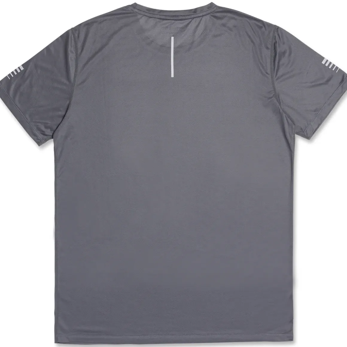 T-shirt sportiva grigia da uomo con logo GymRun