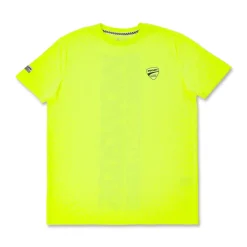 T-shirt Sportiva Uomo Giallo fluo con logo Ducati Corse