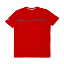 T-shirt Uomo Rossa con grafica frontale e logo Ducati Corse
