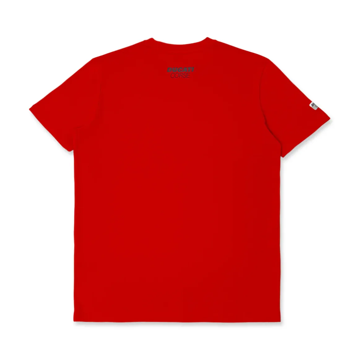 T-shirt Uomo Rossa con grafica frontale e logo Ducati Corse