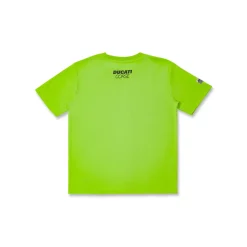 T-shirt verde da Bambino a manica corta con grafica Ducati Corse