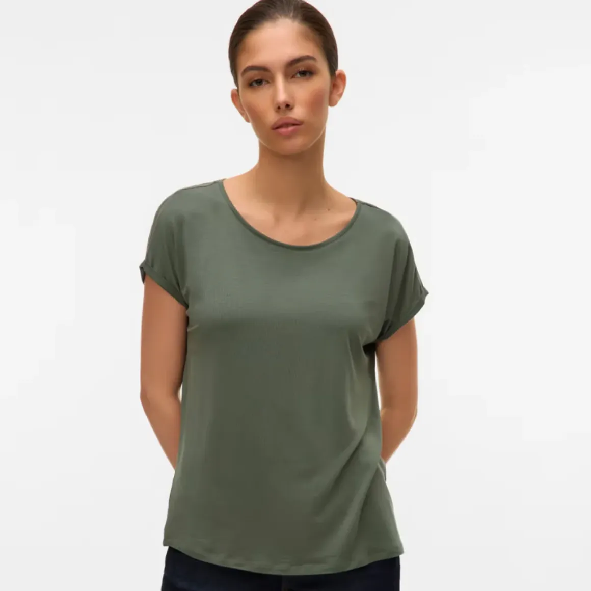 T-shirt verde da donna AWARE by Vero Moda