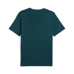 T-shirt verde scuro da Uomo in cotone Puma