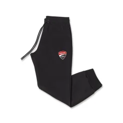 Tuta sportiva nera da Bambino in felpa con logo Ducati Corse