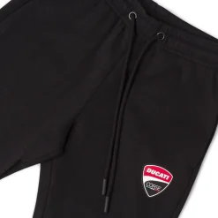 Tuta sportiva nera da Bambino in felpa con logo Ducati Corse
