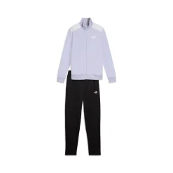 Tuta sportiva nera da Donna con zip Poly Suit Puma