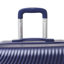 Valigia blu in ABS da stiva rigida e resistente Romeo Gigli Milano