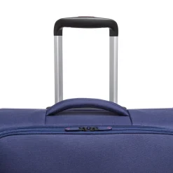 Valigia da stiva morbida blu con chiusura TSA MODO by Roncato