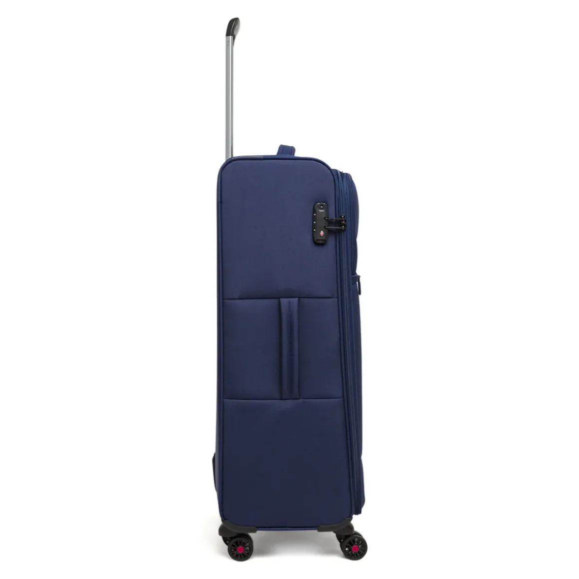 Valigia da stiva morbida blu con chiusura TSA MODO by Roncato