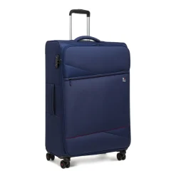 Valigia da stiva morbida blu con chiusura TSA MODO by Roncato