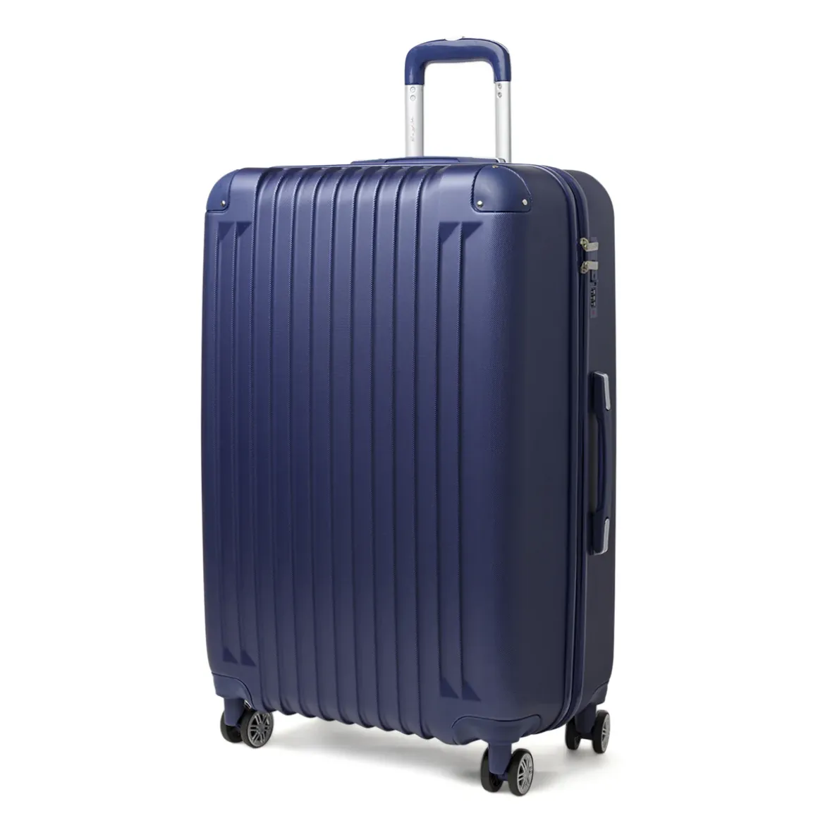 Valigia da stiva rigida blu con combinazione Romeo Gigli Milano