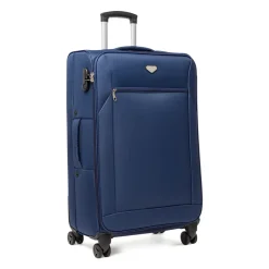 Valigia grande da stiva Romeo Gigli Milano blu in tessuto