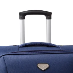 Valigia grande da stiva Romeo Gigli Milano blu in tessuto