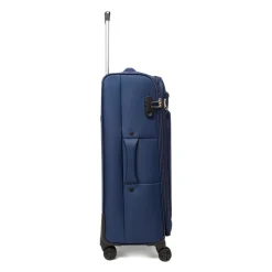 Valigia grande da stiva Romeo Gigli Milano blu per lunghi viaggi