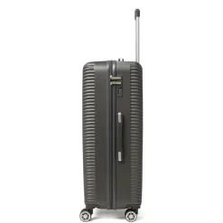Valigia grande rigida grigia leggera e resistente Romeo Gigli Milano