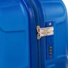 Valigia media blu con ruote multidirezionali Romeo Gigli Milano